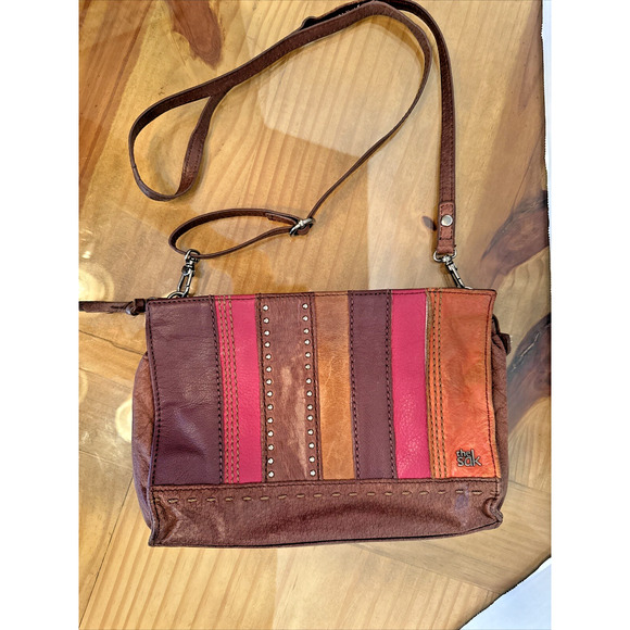 The Sak Leather Crossbody Adjustable Strap Purse - Picture 4 of 13